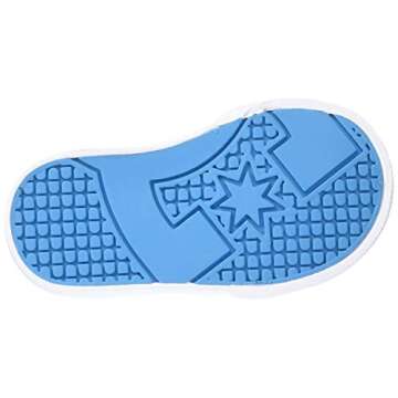 DC Boy's Anvil V Skate Shoe, Grey/Blue, 9 Toddler