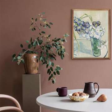 Vincent Van Gogh Floral Wall Art - Elegant Living Room Decor