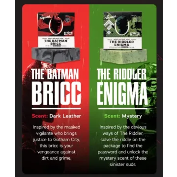 Dr. Squatch Men's Batman Soap Collection - 2 Pack