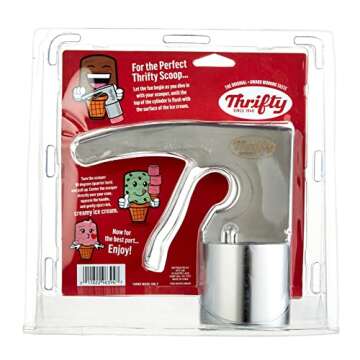 Thrifty Old Time Ice Cream Scooper Rite Aid | Original Stainless Steel Scoop | Cylinder Ice Cream Sc...