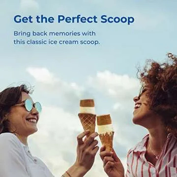 Thrifty Old Time Ice Cream Scooper Rite Aid | Original Stainless Steel Scoop | Cylinder Ice Cream Scoop with Trigger | Commercial Grade Stainless Steel Ice Cream Scoop