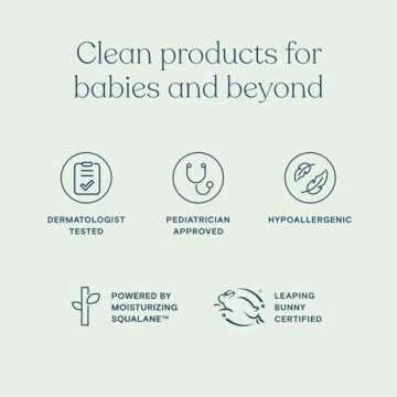 Pipette Baby Shampoo and Body Wash - Fragrance Free, Tear-Free Bath Time, Hypoallergenic, Moisturizing Plant-Derived Squalane, New Formula, 11.8 fl oz