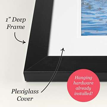 Great Big Canvas The Photographic Standard Black Wall Art Entitled The Novogratz, Enter Oz, Hadi Sattari Framed Print, 16"x20", Multicolored