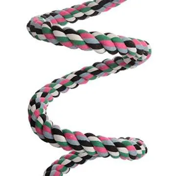 Aigou® Bird Spiral Rope Perch for Parrots - 94.4 inch Long
