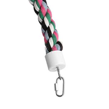 Aigou® Bird Spiral Rope Perch for Parrots - 94.4 inch Long
