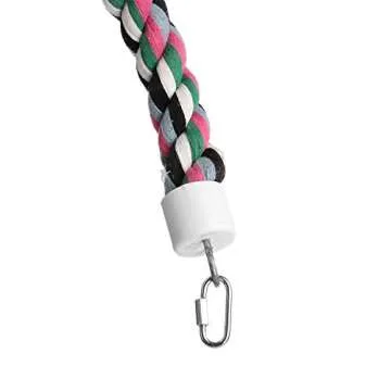 Aigou® Bird Spiral Rope Perch for Parrots - 94.4 inch Long