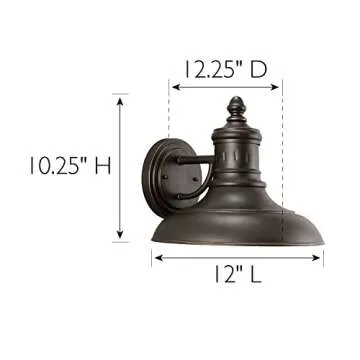 Design House 516732 Monterey Outdoor Down Light in Oil Rubbed Bronze