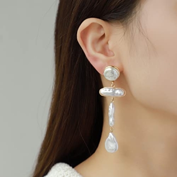 Luxury Donabus Pearl Dangle Earrings for All Occasions