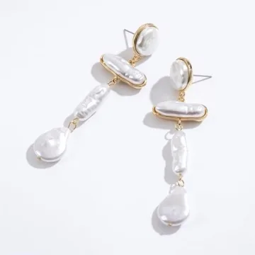 Luxury Donabus Pearl Dangle Earrings for All Occasions