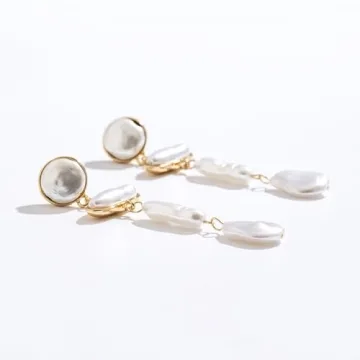 Luxury Donabus Pearl Dangle Earrings for All Occasions