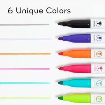 U Brands Mini Dry Erase Markers - Vibrant & Low Odor