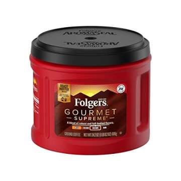 Folgers Gourmet Supreme Medium Dark Roast Coffee - 22 Oz Canister
