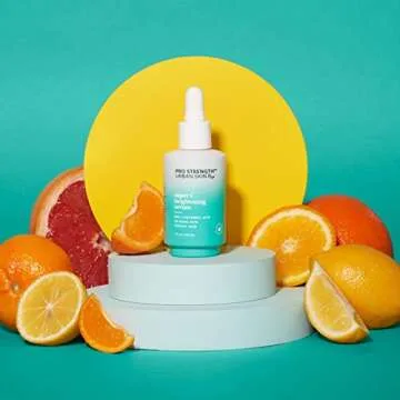 Pro Strength USRx®, Super C Brightening Serum, Lightweight Anti-Aging Daily Glow Serum | Hydrates, Brightens, Clarifies, and Evens Skin Tone with Hyaluronic Acid and Salicylic Acid, 1.0 Fl Oz