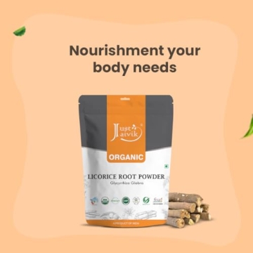 Just Jaivik Organic Licorice Root Powder for Wellness