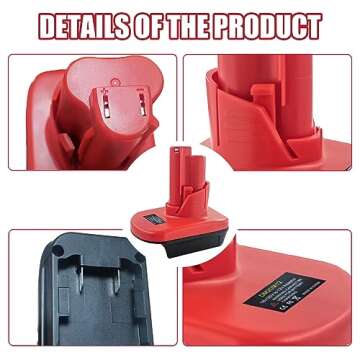 Laimiao Battery Adapter for Milwaukee 12V Power Tools