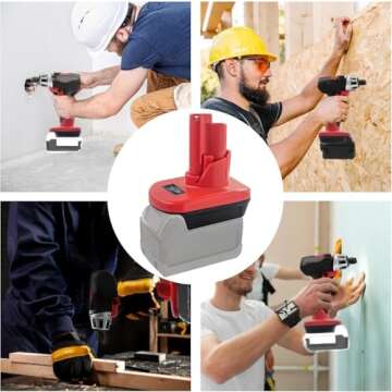 Laimiao Battery Adapter for Milwaukee 12V Power Tools