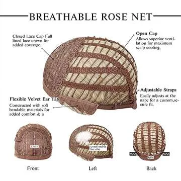 OUFEI 24 Inches Ash Blonde Wigs With Bangs for Women Natural Synthetic Wavy Wigs Heat Resistant Hair Long Wigs for Daily Party Wear