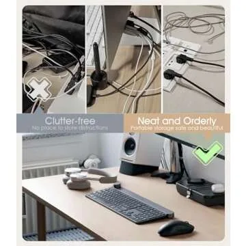 20Pcs Reusable Silicone Cable Ties for Easy Organization