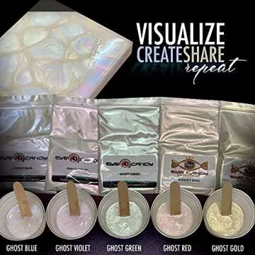 Eye Candy Galactic Ghost Blue Mica Powder for Crafts