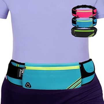 Running Belt Waist Pack Bag,Workout Gear,Gym Fitness Fanny Pack for Phone,Cell Phone Holder for Runn...
