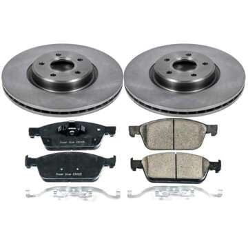 Power Stop KOE6349 Autospecialty Front Replacement Brake Kit-OE Brake Rotors & Ceramic Brake Pads Fo...