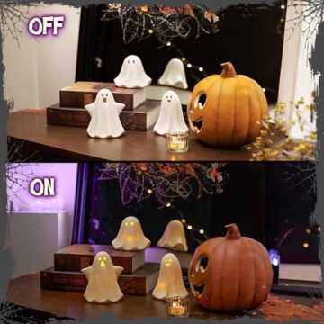 Light Up Ghost Decor for Halloween Fun and Festivities