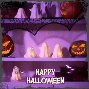 Light Up Ghost Decor for Halloween Fun and Festivities