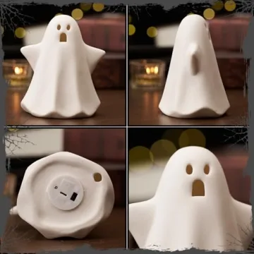 Light Up Ghost Decor for Halloween Fun and Festivities
