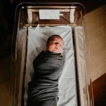 Parker Baby Co. Swaddle Blankets - Pack of 3 of 100% Cotton Muslin Swaddle Blankets for Baby Boys and Girls - Unisex/Gender Neutral - Classics Set