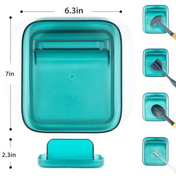 Li&Zhao Spoon Rest for Stove Top - Stylish Cooking Utensil Holder