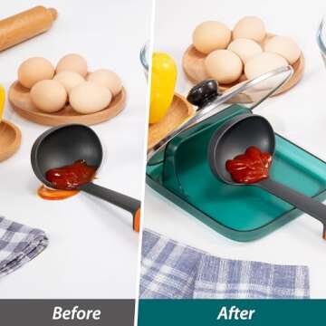 Li&Zhao Spoon Rest for Clean Kitchen Cooking Utensils