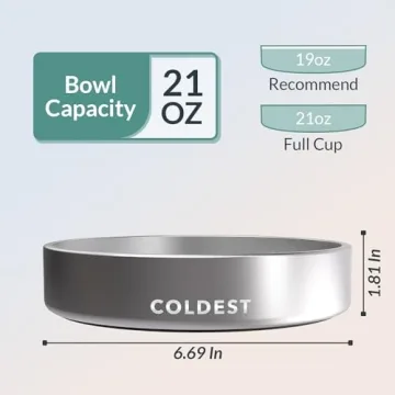 Coldest Dog Bowl - Customizable & Durable Pet Dish