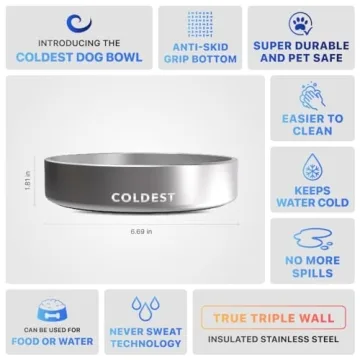Coldest Dog Bowl - Customizable & Durable Pet Dish