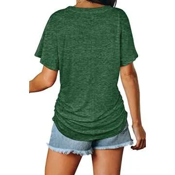 Stylish Women’s Summer V Neck T-Shirts for Every Occasion