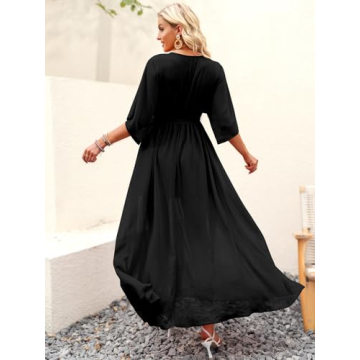 Elegant ANRABESS Maxi Dress for Weddings and Events