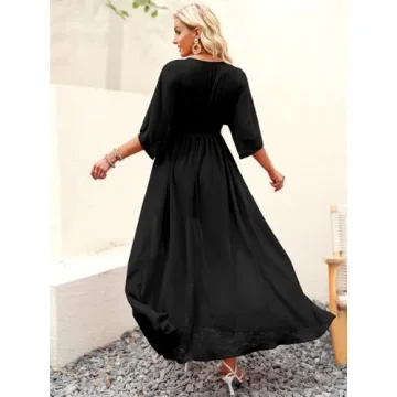 Elegant ANRABESS Maxi Dress for Weddings and Events