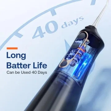 Bitvae Portable Water Dental Flosser with 6 Tips