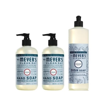 MRS. MEYER'S CLEAN DAY Holiday Soap Set - Eco-Friendly Hand & Dish Soaps