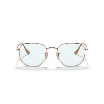 Ray-Ban RB3548N Hexagonal Sunglasses with Evolve Lenses