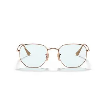 Ray-Ban RB3548N Hexagonal Sunglasses with Evolve Lenses
