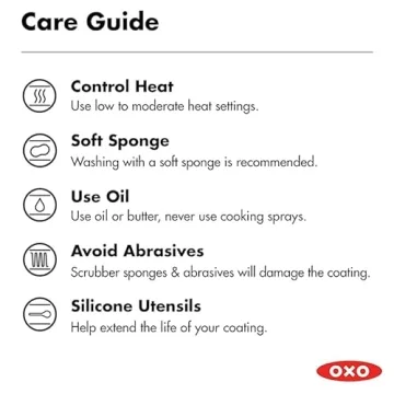 OXO 3 Piece Frying Pan Skillet Set Nonstick and Oven Safe