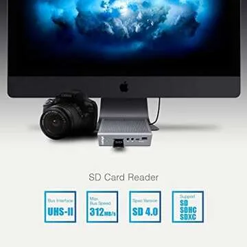 CalDigit TS3 Plus Thunderbolt 3 Docking Station with USB-C to DisplayPort 1.4 Adapter