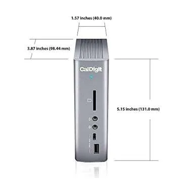 CalDigit TS3 Plus Thunderbolt 3 Docking Station with USB-C to DisplayPort 1.4 Adapter