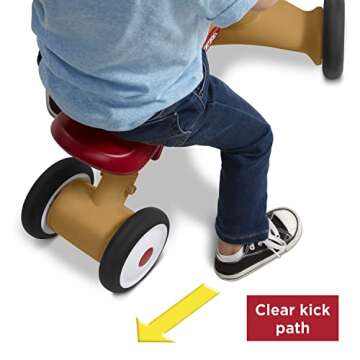 Radio Flyer Lil' Racers: Percy The Pony Ride on Toy, for Ages 1-3,Red