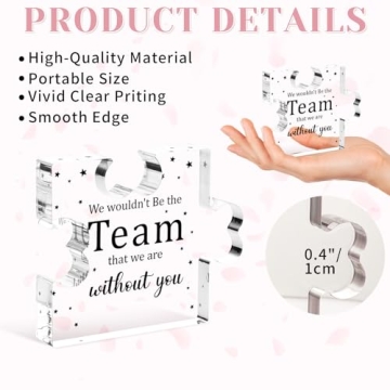 Boss Gifts - Farewell Retirement Plaque for Coworkers