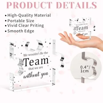 Boss Gifts - Farewell Retirement Plaque for Coworkers