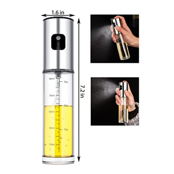 NIKKIER Oil Sprayer for Cooking, 100ml Healthy Oil Mist