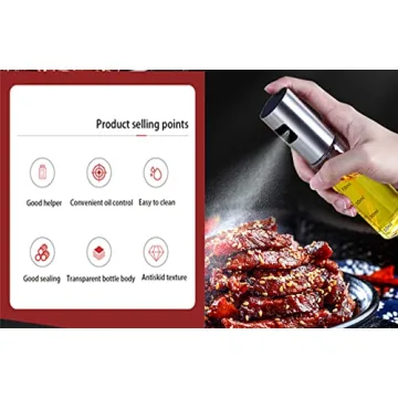 NIKKIER Oil Sprayer for Cooking, 100ml Healthy Oil Mist