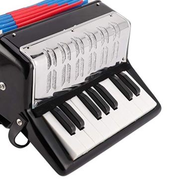 Beginner 17 Key Piano Accordion with 8 Bass Straps