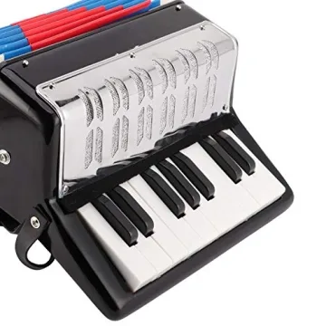 Beginner 17 Key Piano Accordion with 8 Bass Straps